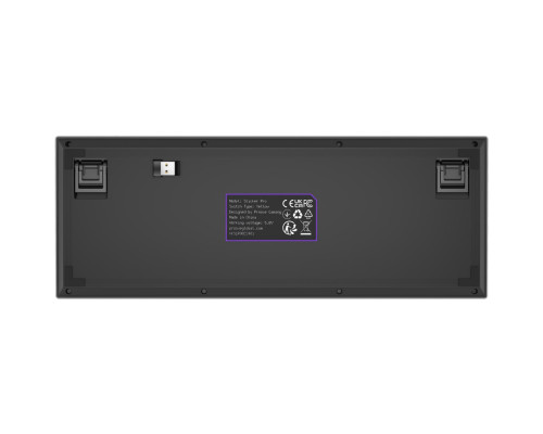 Бездротова клавіатура Proove Gaming Slicker Pro (Ukraine Layout) white/purple 2003000315660 6901114795681