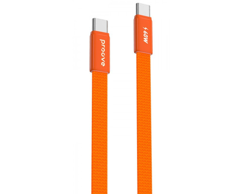 Кабель Proove AirLine Type-C to Type-C 60W (1m) orange 2003000310252 6901111385700