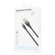 Кабель Proove Double Way Silicone Lightning 2.4A (1m) black