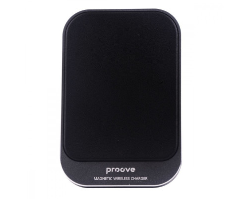 Тримач в машину з Бездротовим ЗП Proove Square Magnetic 15W black