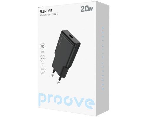 МЗП Proove Slender 20W (Type-C) black 2003000238600 6901118233745