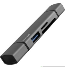 Картридер Proove Arc Link 3 in 1 (USB3.0 + SD Card + Micro SD Card) silver 2003000318173 6901119093607