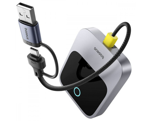 Бездротовий адаптер Baseus SafeJourney Series CarPlay space gray 2003000266924 6932172662851