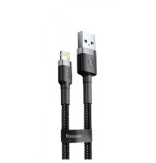 Кабель Baseus Cafule Lightning 2.4A (1m) gray/black