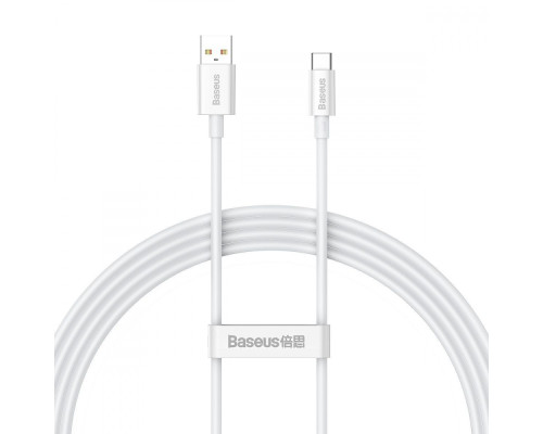 Кабель Baseus Superior Series Fast Charging Data Type-C 100W (2m) white 2001001257569 6932172631994