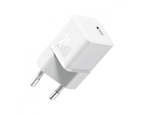 МЗП Baseus GaN5S Fast Charger 20W (1 Type-C) white 2001001831004 6932172648831