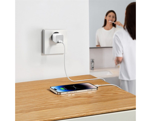 МЗП Baseus GaN5S Fast Charger 20W (1 Type-C) white 2001001831004 6932172648831