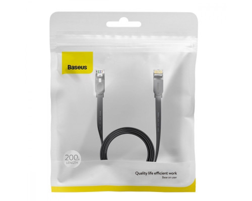 Кабель Baseus High Speed Six types of RJ45 Gigabit network (2m) black 2001000965243 6932172611316