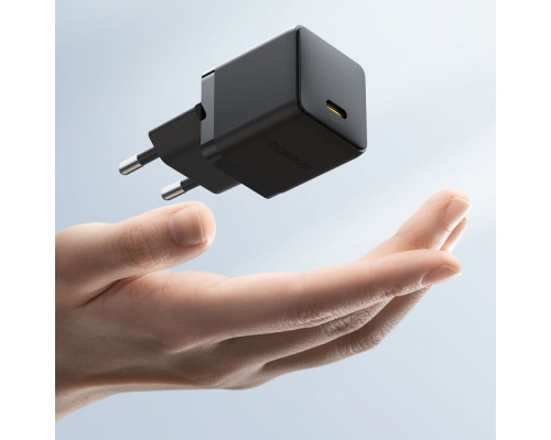 МЗП Baseus Palm Fast Charger Type-C 20W (With Cable Type-C to Type-C 60W 1m) black 2003000210972 6932172677411
