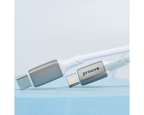 Кабель Proove Flex Metal Micro USB 2.4A (1m) white