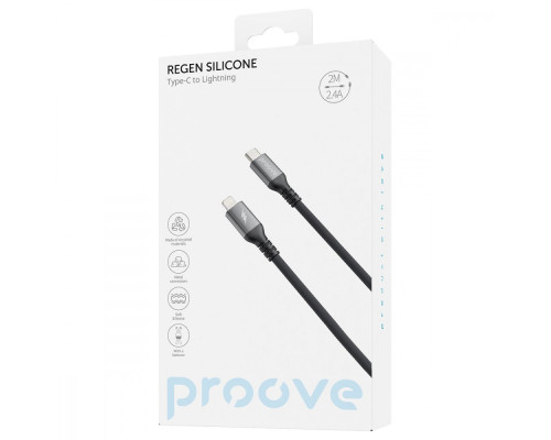 Кабель Proove ReGen Silicone Type-C to Lightning 27W (2m) white 2003000244250 6901111793444