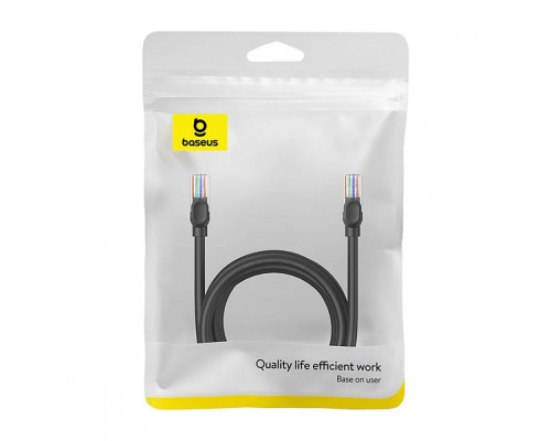 Кабель Baseus High Speed CAT5 Gigabit Ethernet RJ45 (2m) black 2001001727468 6932172637033