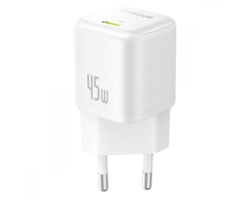 МЗП Baseus PicoGo GaN Fast Charger Type-C 45W white 2003000211092 6932172678388