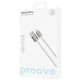 Кабель Proove Dense Metal USB to Lightning 2.4A (2m) white 2003000255485 6901113753309