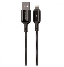 Кабель Proove Dense Metal USB to Lightning 2.4A (2m) black 2003000258097 6901114266327