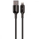 Кабель Proove Dense Metal USB to Lightning 2.4A (2m) black 2003000258097 6901114266327