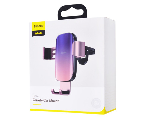 Автомобільний тримач Baseus Glaze Gravity Car Mount red