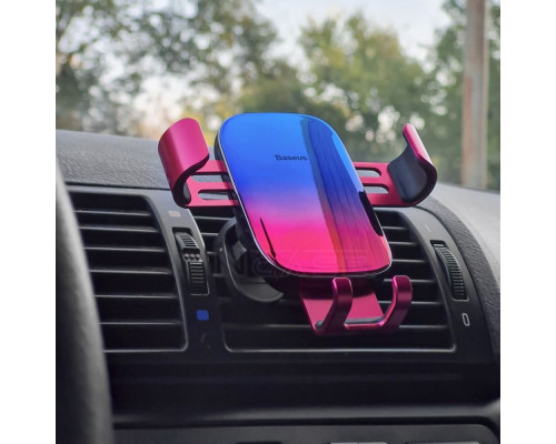 Автомобільний тримач Baseus Glaze Gravity Car Mount red