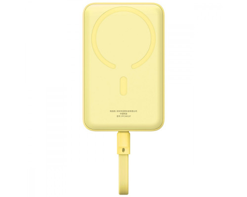 Портативна Батарея Baseus Magnetic Mini 30W 10000mAh yellow 2003000273694 6932172642808