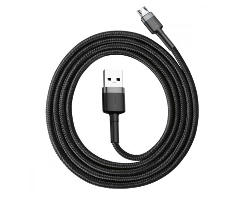 Кабель Baseus Cafule Micro USB 2.4A (0.5m) gray/black