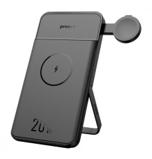 Портативна Батарея/Бездротовий ЗП Proove Power Stand 2 in 1 20W 10000mAh black 2003000150476 6901114317869