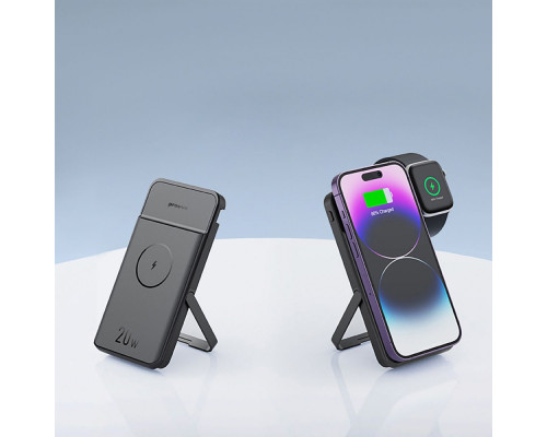 Портативна Батарея/Бездротовий ЗП Proove Power Stand 2 in 1 20W 10000mAh black 2003000150476 6901114317869
