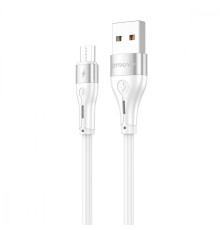 Кабель Proove Soft Silicone Micro USB 2.4A (1m) white