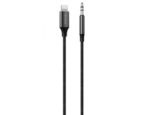 Кабель AUX Proove SoundTrack Lightning to 3.5mm (1m) black