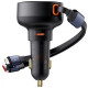 АЗП Baseus Enjoyment Pro Car Charger Type-C + Retractable C & iP Cable 60W black 2003000228915 6932172641641