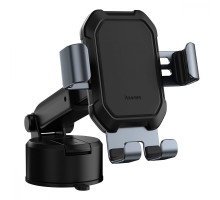 Автомобільний тримач Baseus Tank Gravity Car Mount With Suction Base black 2001000306473 6953156226326