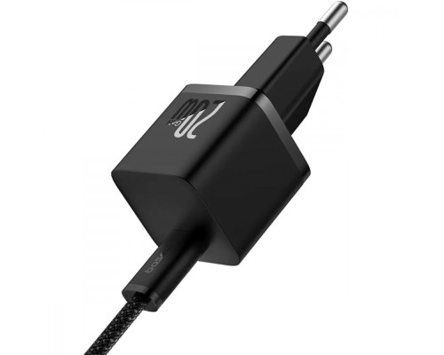 МЗП Baseus GaN5 Mini Fast Charger Type-C 20W (With Clable Type-C to Type-C 100W 1m) white 2003000172096 6932172654511