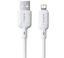 Кабель Baseus Silky Series Fast Charging Lightning 2.4A (1m) white 2003000197891 6932172668761