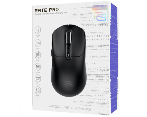 Бездротова ігрова миша Proove Gaming Rate Pro with Charging Dock white 2003000220568 6901117350726