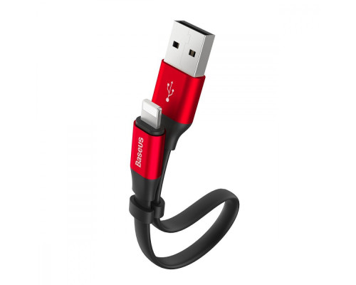 Кабель Baseus Nimble Lightning 2.0A (0.23m) black/red