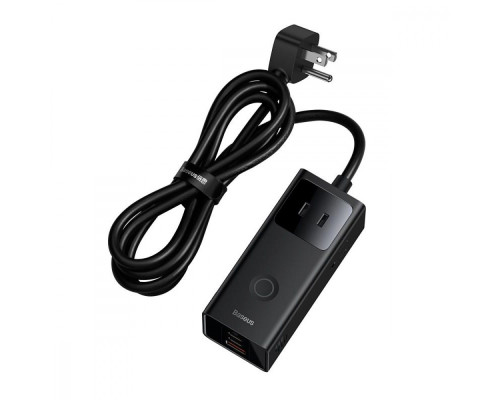 Мережевий фільтр Baseus PowerCombo Digital PowerStrip 3AC+1U+2C 40W (1.5m) black 2001001739829 6932172613167