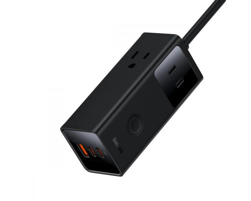 Мережевий фільтр Baseus PowerCombo Digital PowerStrip 3AC+1U+2C 40W (1.5m) black 2001001739829 6932172613167