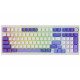 Бездротова клавіатура Proove Gaming Slicker Pro (Ukraine Layout) white/purple 2003000315660 6901114795681