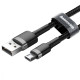 Кабель Baseus Cafule Micro USB 2.4A (0.5m) gray/black