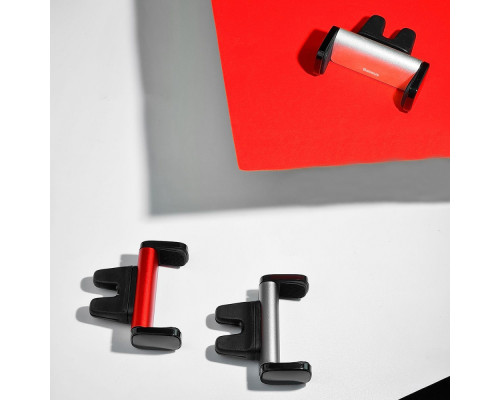 Автомобільний тримач Baseus Steel Cannon Air Outlet Car Mount red