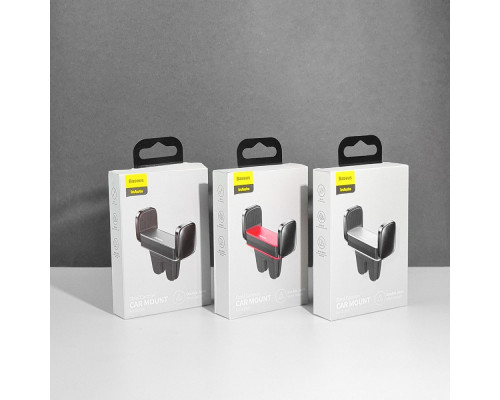 Автомобільний тримач Baseus Steel Cannon Air Outlet Car Mount red