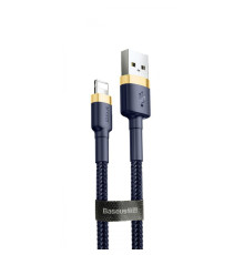 Кабель Baseus Cafule Lightning 2.4A (1m) gold/blue