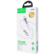 Кабель Hoco U111 Transparent Discovery Type-C to Lightning (1.2m) blue