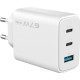МЗП Proove Silicone Power 2 67W (2*Type-C+USB) white 2003000320138 6901115473571