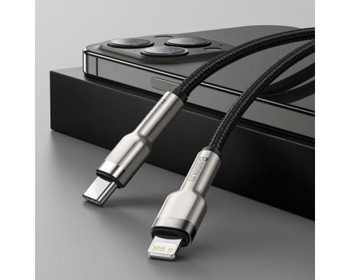 Кабель Baseus Cafule Metal Type-C to Lightning PD 20W (2m) red