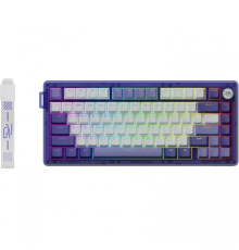 Бездротова клавіатура Proove Gaming T-Racer (Ukraine Layout) purple/white 2003000355901 6901111817614