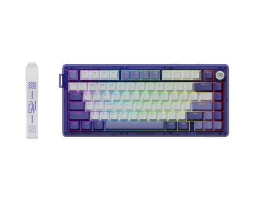 Бездротова клавіатура Proove Gaming T-Racer (Ukraine Layout) purple/white 2003000355901 6901111817614