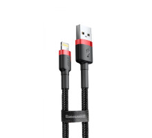 Кабель Baseus Cafule Lightning 2.4A (1m) red/black 2001000100590 6953156274983