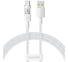 Кабель Baseus Gem Fast-Charging Data Cable Type-C 100W 2m white 2003000159448 6932172658694