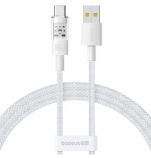 Кабель Baseus Gem Fast-Charging Data Cable Type-C 100W 2m white 2003000159448 6932172658694