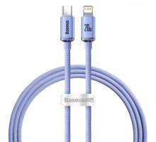 Кабель Baseus Crystal Shine Series Fast Charging Type-C to Lightning 20W (1.2m) purple 2001000509812 6932172602765